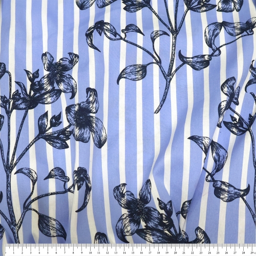 Lightly stretchy cotton fabric, 143 cm