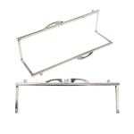 Металлическая застежка для сумочки, длина 20 см