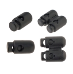 Cord Stopper and connectable twin-stoperø13 x 27 mm for cord max. ø4 mm