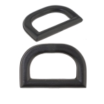 Vatupidavast plastikust D-aas, poolrõngas rihmale laiusega 30mm