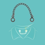 Металлические цепочные вешалки для пальто и курток, 2 шт.