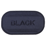 Triigitav aplikatsioon, `Black` 10,3 x 5,5 cm, AB10
