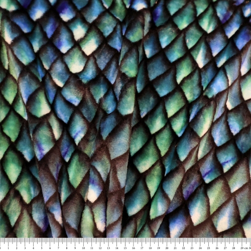 Pehme digitrükiga fliis, 155 cm