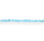 Sea stone-shaped glass beads, 5x4mm