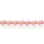 Round glass imitation pearl beads, 7mm