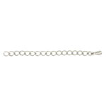 Extension Chain with Tear Drop Accent, 60mm x 3mm