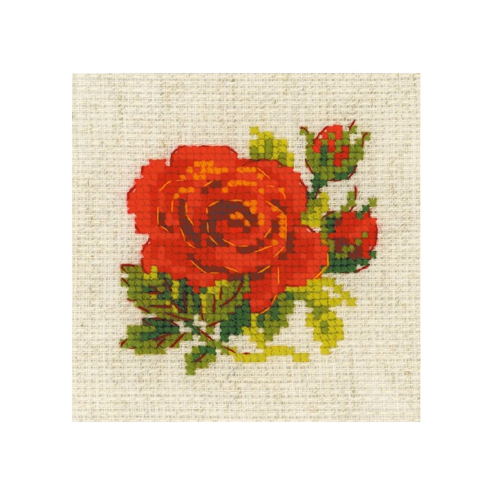 Cross-Stitch Kit RIOLIS Red Rose 1843