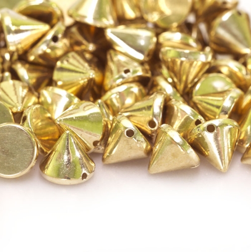 Metallilaadsed needikujulised plastikhelmed pikuti auguga 10mm