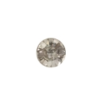 Ümar kristallilaadne akrüülnööp, süvistatud kannaga, 14mm, 22L
