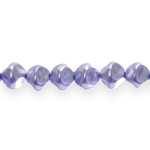 Round irregularly-shaped glass beads, 9mm