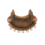 Klaas- ja plastikkristallidega, metallist ripats, 75 x 58mm