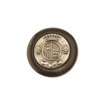 Reljeefse vapimustriga, keskelt metallist nööp 20mm/30L