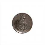 Metallist, reljeefse vapimustriga, kannaga nööp 23mm, 36L