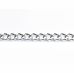 Decorative metal chain (aluminum) 10 x 7 x 2 mm