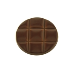 Reljeefse ruudumustriga, plastiknööp, 22mm, 36L