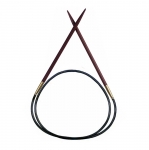 Circular Knitting Needles Rosewood, No.10,0 mm