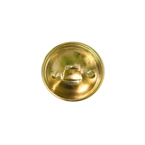 Ümar, poolkera kujuline, kannaga metallnööp, 15mm/24L