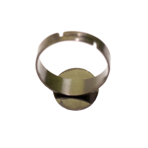 Sõrmusetoorik väikse ovaalse plaadiga / Round Finger Ring Base / 16mm