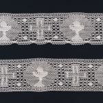 Puuvillane pits kirikusümboolikaga 1047 laiusega 5,5 cm