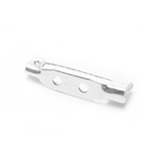 Silver 2-Eyelet Pin-On Brooch Base / 25 x 5mm