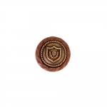 Пуговица пластик на ножке ø15 мм, размер: 24L