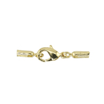 Gold/Silver plated E-Z Crimp, Lobster Crimp Jewellery Clasp, 25mm
