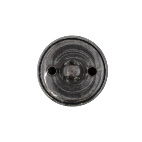 Metallist, reljeefse südame mustriga, kannaga nööp 12mm, 20L