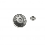 Metallist iluneet, ornamendi mustriga, ø15 mm, suurus: 24L