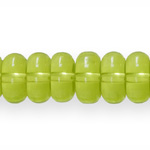 Cylinder-shaped glass beads, 10x5mm