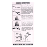 Pärlistopperi tangid, suurem, Bent Nose Crimper Tool, Crimping Pliers- Wide Crimps, PK5102