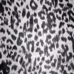 Leopardimustriga, täissiidist õhuline kangas, 140cm, 13204