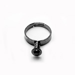 Lahtikruvitav sõrmusetoorik Pandora tüüpi helmestele / Screw Finger Ring Base / 18mm