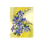 Tikkimiskomplekt Sinised lilled 4084 Nova Sloboda (Ukraina)