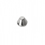Metal stud, stitch-fastened decorative rivet 5 mm