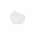 Hammustatud õuna kujuline, kannaga plastiknööp, 15mm, 24L