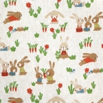 Jänkudega, puuvillane kangas, 140cm, LGD733001, Soodushind!