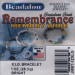 Memory Wire teräslanka, läpimitta: ø6 cm ns ranneke, Beadalon