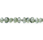 Sea stone-shaped glass beads, 7mm
