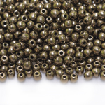 Round glass beads, 3mm, Preciosa
