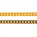 Decorative metal chain (iron) 9 x 7 x 2 mm