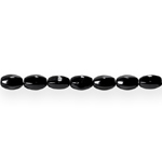 Rice-shaped glass beads, 9x6mm
