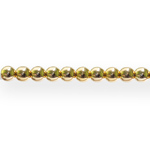 Traditional Czech round metallic glass beads, Jablonex, 4mm