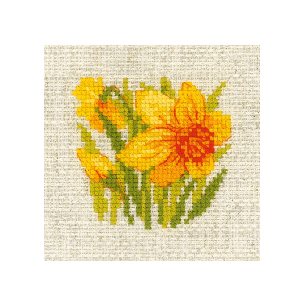 Cross-Stitch Kit RIOLIS Yellow Narcissus 1841