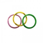 Shiny colour split rings, key rings, ø20 mm