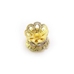 Bead Spacer with Gems / 8 x 7mm