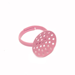 Perforated Round Finger Ring Base / 18mm