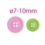 Button Diameter ø7mm-10mm (sizes 11L-16L)
