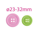 Button ø23mm-32mm (sizes 36L-50L)