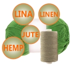 Lina, sisal, kanep, jute jt lõngad, niidid, nöörid