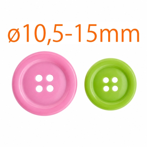 Nööbid läbimõõduga ø10,5mm-15mm (suurustes 17L-24L)
